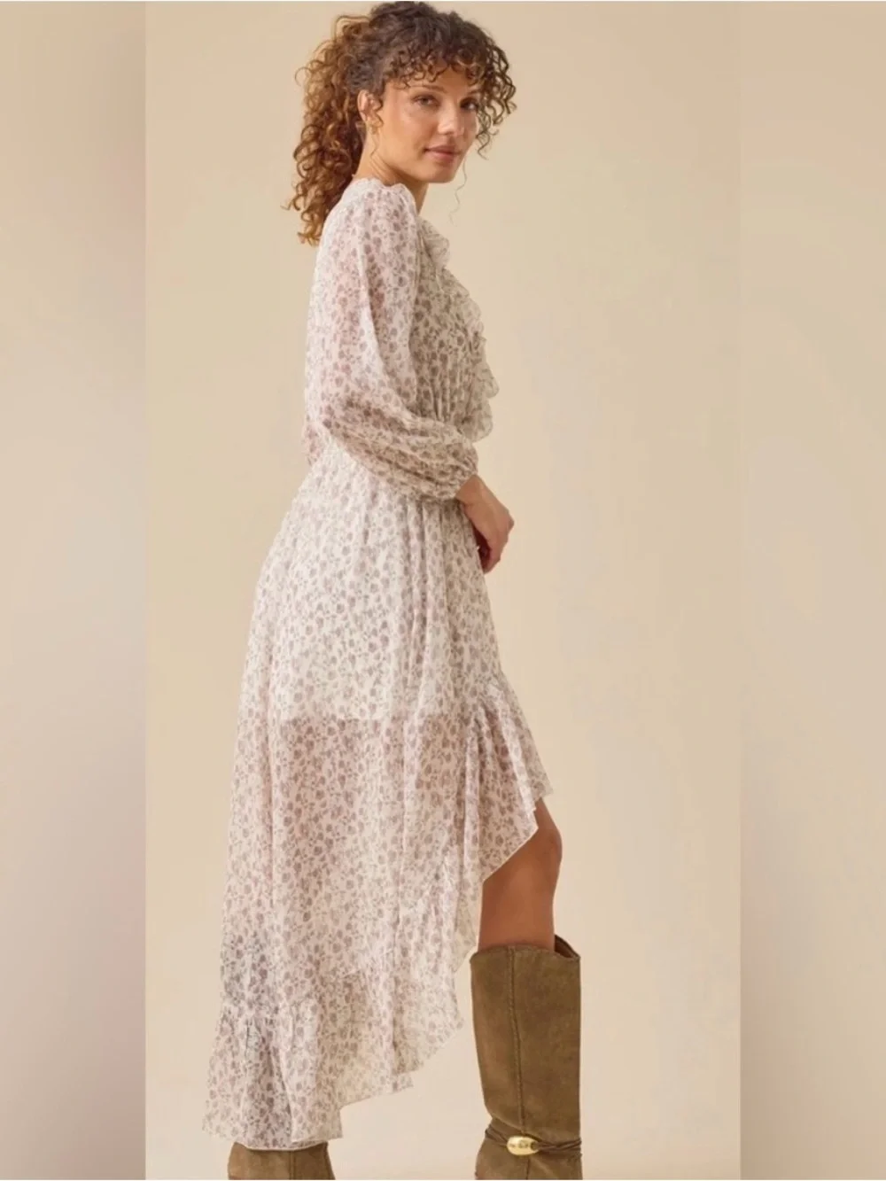 Altar’d State Helena XL High Low Maxi Dress - Picture 2 of 14
